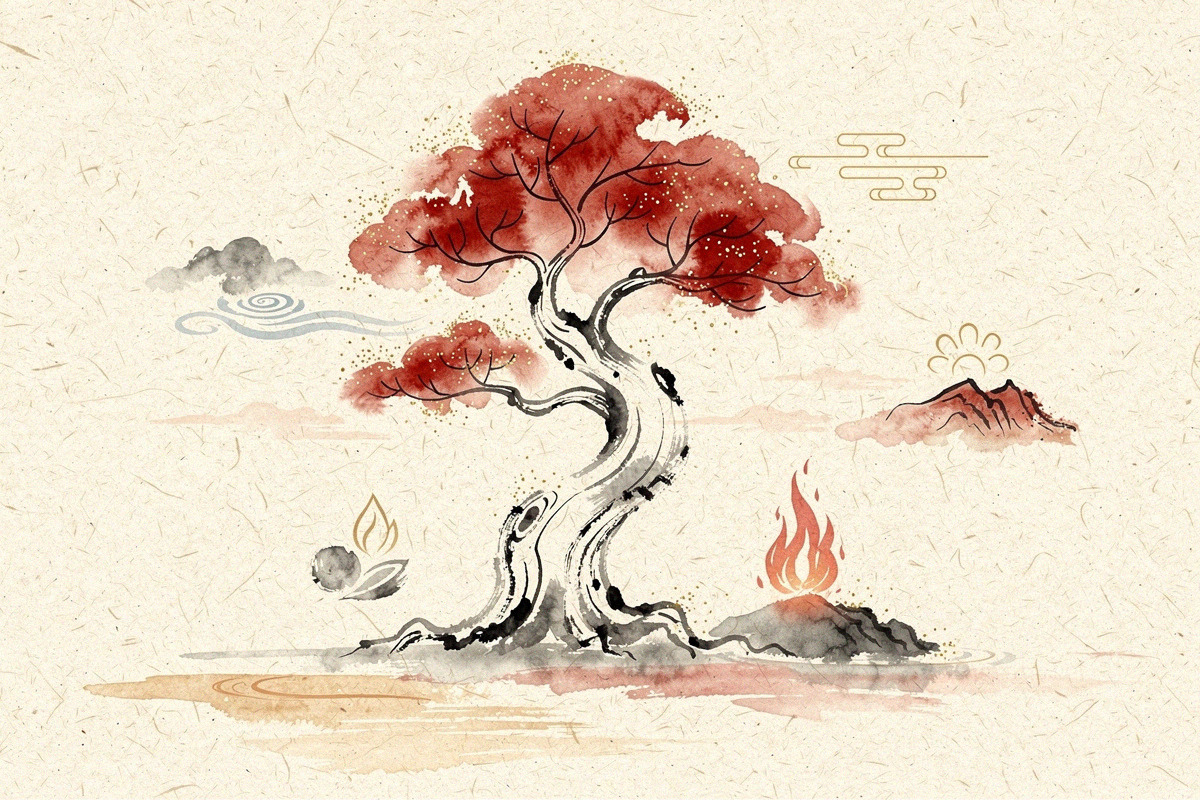 Illustration pour L'élément Bois