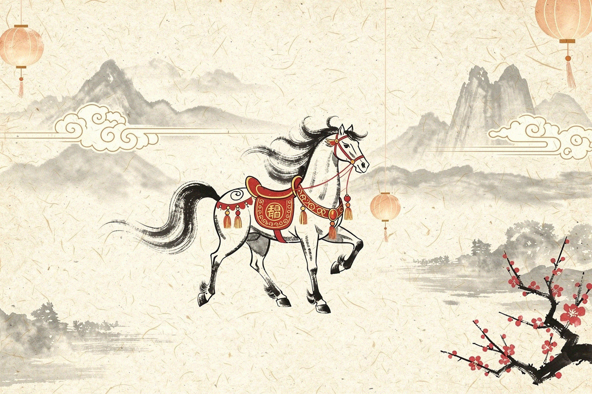Illustration pour Nouvel An chinois 2026&nbsp;: date et traditions